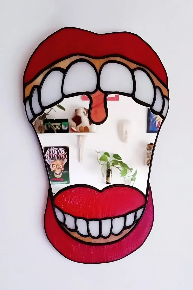 Vitral Tiffany artesanal boca